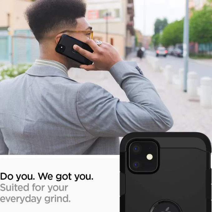 Etui SPIGEN Tough Armor Apple Iphone 11 Black Czarne Case