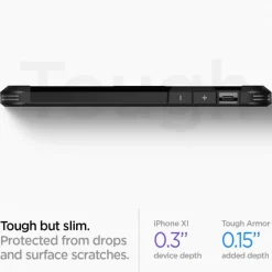 Etui SPIGEN Tough Armor Apple Iphone 11 Black Czarne Case
