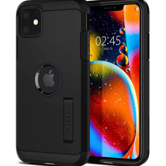 Etui SPIGEN Tough Armor Apple Iphone 11 Black Czarne Case