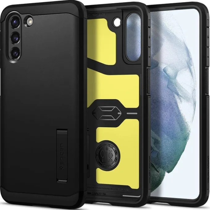 Etui SPIGEN Tough Armor Galaxy S21 Black Czarne Case