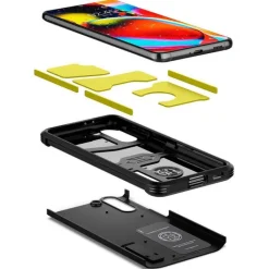Etui SPIGEN Tough Armor Galaxy S21 Black Czarne Case