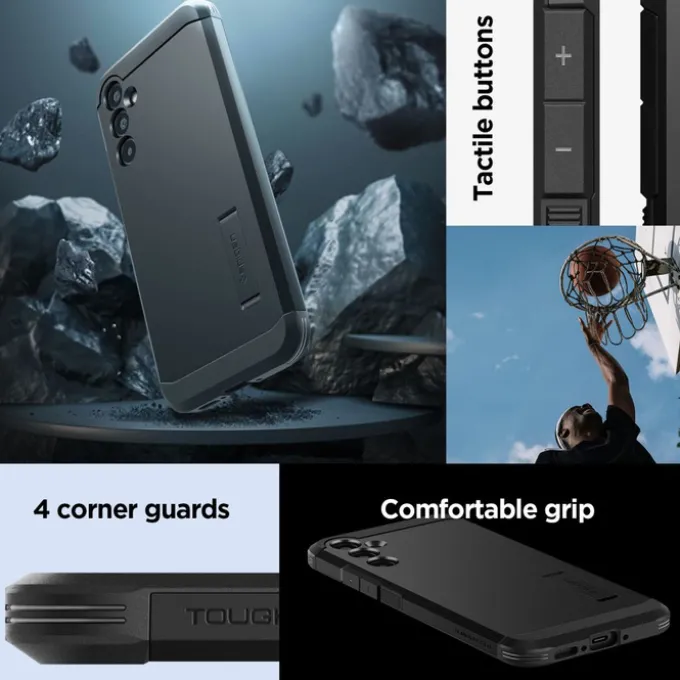 Etui SPIGEN Tough Armor Galaxy A34 5G Black