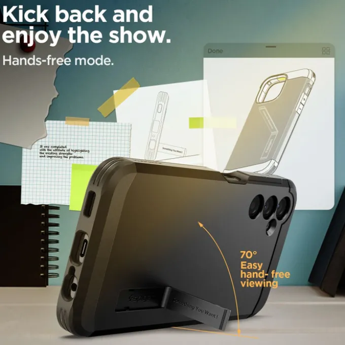 Etui SPIGEN Tough Armor Galaxy A14 4G / Lte Black