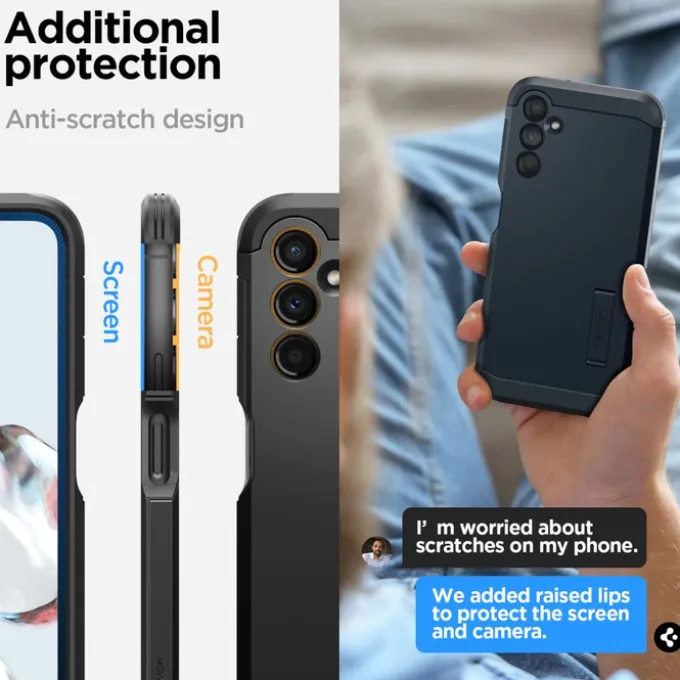 Etui SPIGEN Tough Armor Galaxy A14 4G / Lte Black