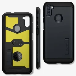 Etui SPIGEN Tough Armor Galaxy A11 Metal Slate Szare Case