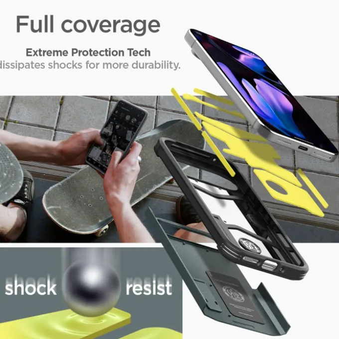 Etui SPIGEN TOUGH ARMOR GOOGLE PIXEL 9 PRO XL ABYSS GREEN