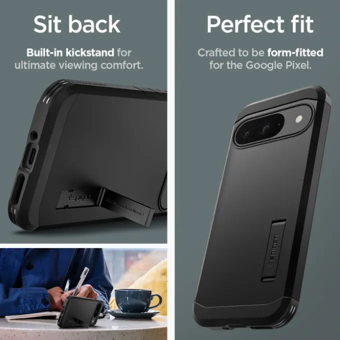 Etui SPIGEN TOUGH ARMOR GOOGLE PIXEL 9 / 9 PRO BLACK