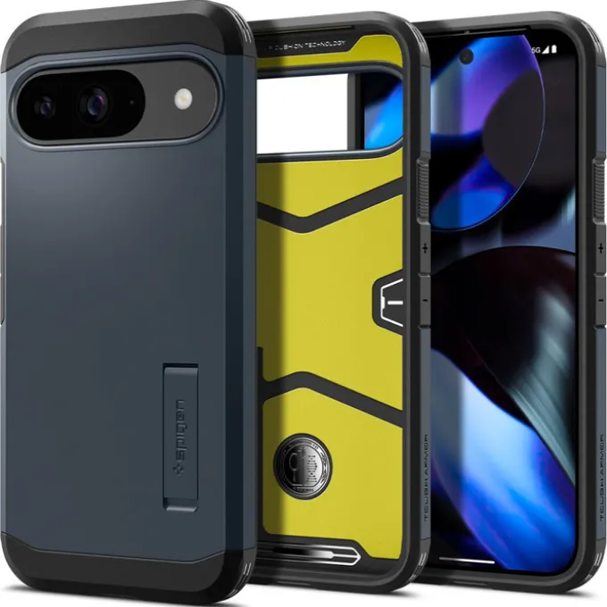 Etui SPIGEN TOUGH ARMOR GOOGLE PIXEL 9 / 9 PRO METAL SLATE
