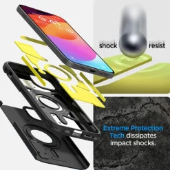 Etui Spigen Tough Armor Mag Magsafe iPhone 15 Black Case