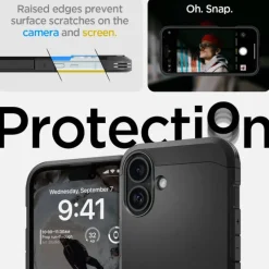 Etui SPIGEN TOUGH ARMOR MAG MAGSAFE IPHONE 16 PLUS BLACK