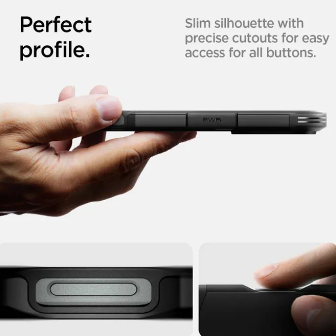 ETUI SPIGEN TOUGH ARMOR MAG MAGSAFE IPHONE 16 PRO BLACK