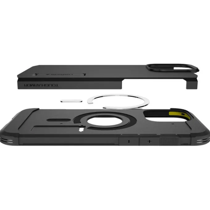 ETUI SPIGEN TOUGH ARMOR MAG MAGSAFE IPHONE 16 PRO BLACK