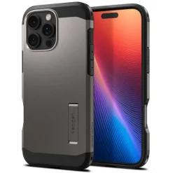 ETUI SPIGEN TOUGH ARMOR MAG MAGSAFE IPHONE 16 PRO GUNMETAL