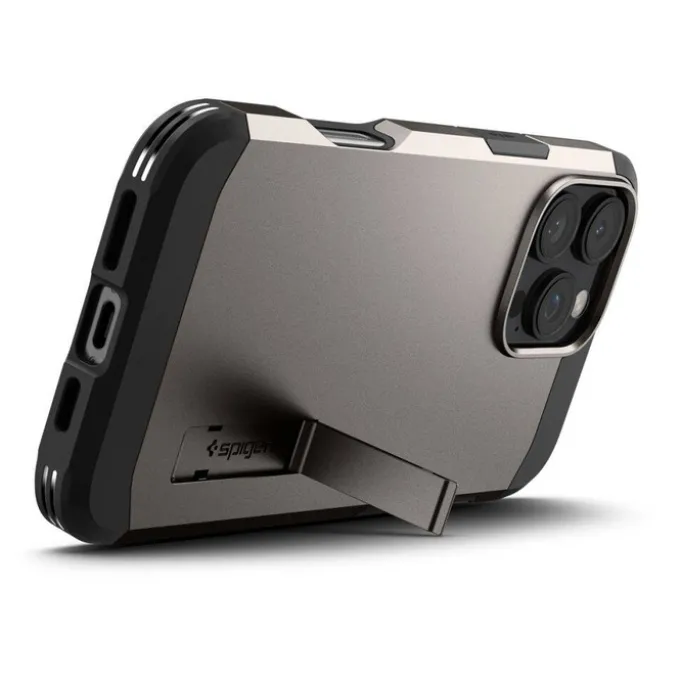 ETUI SPIGEN TOUGH ARMOR MAG MAGSAFE IPHONE 16 PRO GUNMETAL