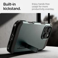 ETUI SPIGEN TOUGH ARMOR MAG MAGSAFE IPHONE 16 PRO ABYSS GREEN