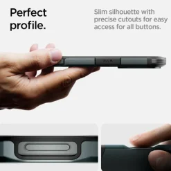ETUI SPIGEN TOUGH ARMOR MAG MAGSAFE IPHONE 16 PRO ABYSS GREEN