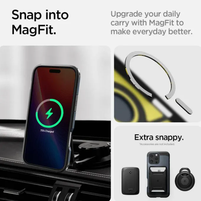 ETUI SPIGEN TOUGH ARMOR MAG MAGSAFE IPHONE 16 PRO MAX METAL SLATE