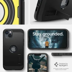 Etui Spigen Tough Armor Mag Magsafe iPhone 14 Black Czarny case