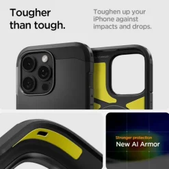 ETUI SPIGEN TOUGH ARMOR MAG MAGSAFE IPHONE 16 PRO MAX BLACK