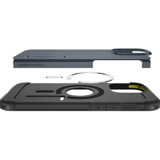 ETUI SPIGEN TOUGH ARMOR MAG MAGSAFE IPHONE 16 PRO METAL SLATE