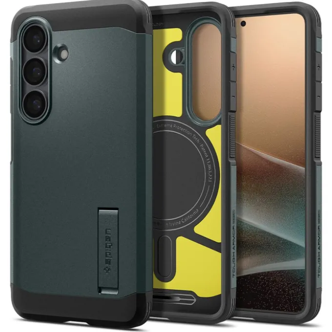 ETUI SPIGEN TOUGH ARMOR MAG SAMSUNG GALAXY S26 MAGSAFE ABYSS GREEN