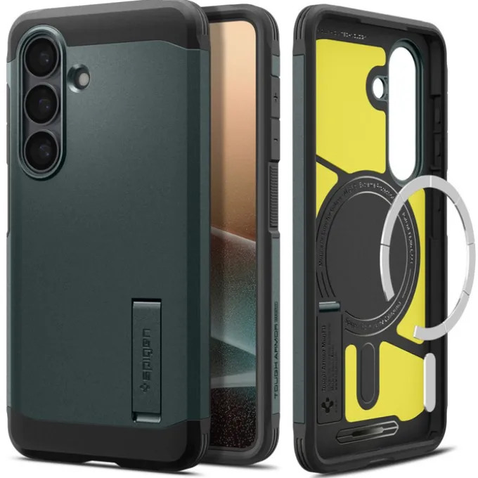 ETUI SPIGEN TOUGH ARMOR MAG SAMSUNG GALAXY S26 MAGSAFE ABYSS GREEN