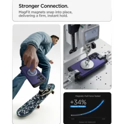 ETUI SPIGEN TOUGH ARMOR MAG SAMSUNG GALAXY S26 ULTRA MAGSAFE ASH VIOLET