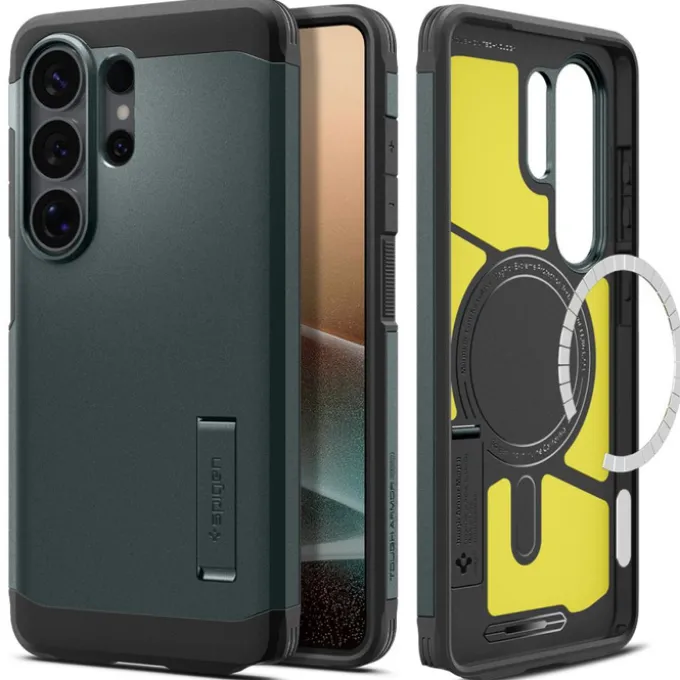 ETUI SPIGEN TOUGH ARMOR MAG SAMSUNG GALAXY S26 ULTRA MAGSAFE ABYSS GREEN