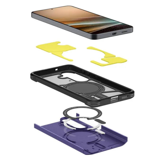 ETUI SPIGEN TOUGH ARMOR MAG SAMSUNG GALAXY S26 MAGSAFE ASH VIOLET
