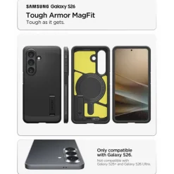 ETUI SPIGEN TOUGH ARMOR MAG SAMSUNG GALAXY S26 MAGSAFE CZARNE