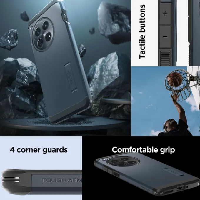 Etui Spigen Tough Armor Oneplus 12 Metal Slate