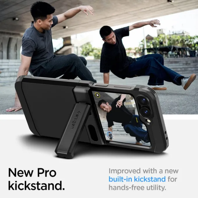 ETUI SPIGEN TOUGH ARMOR PRO SAMSUNG GALAXY Z FLIP 6 / 7 FE BLACK
