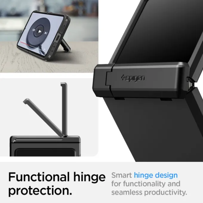 ETUI SPIGEN TOUGH ARMOR PRO SAMSUNG GALAXY Z FLIP 6 / 7 FE BLACK