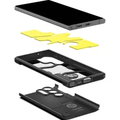 Etui Spigen Tough Armor Samsung S23 Ultra Black Czarny Case
