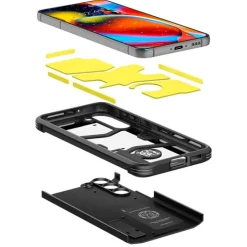Etui Spigen Tough Armor Samsung S23 Plus Black Czarny Case