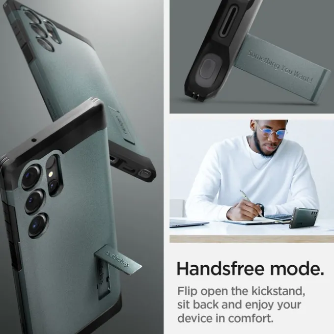 Etui Spigen Tough Armor Samsung Galaxy S24 Ultra Abyss Green Case
