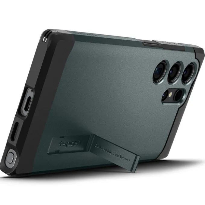 Etui Spigen Tough Armor Samsung Galaxy S24 Ultra Abyss Green Case