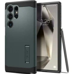 Etui Spigen Tough Armor Samsung Galaxy S24 Ultra Abyss Green Case