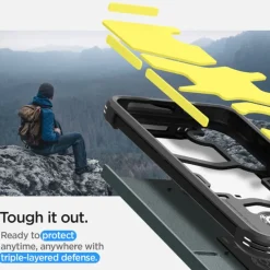 Etui Spigen Tough Armor Samsung Galaxy S24+ Plus Abyss Green Case