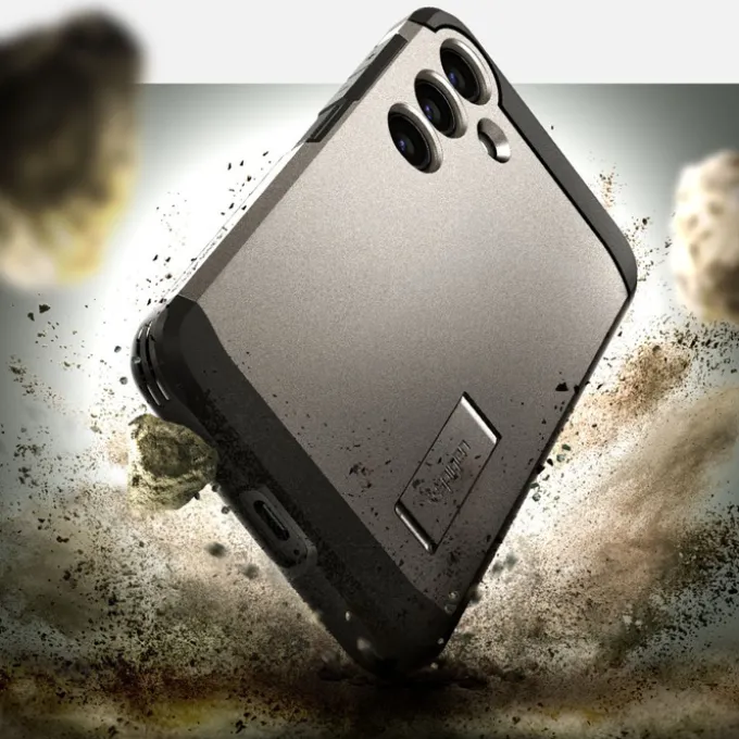 Etui Spigen Tough Armor Samsung Galaxy S24 Gunmetal Case