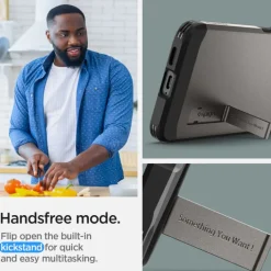Etui Spigen Tough Armor Samsung Galaxy S24 Gunmetal Case