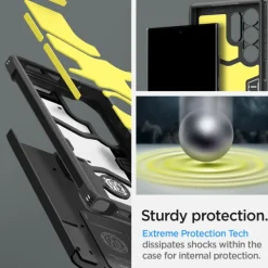 Etui Spigen Tough Armor Samsung Galaxy S24 Ultra Black Case