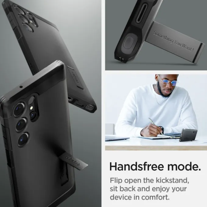 Etui Spigen Tough Armor Samsung Galaxy S24 Ultra Black Case