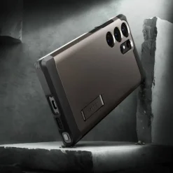 Etui Spigen Tough Armor Samsung S23 Ultra Gunmetal Grafitowy Case