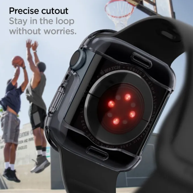 Etui SPIGEN ULTRA HYBRID APPLE WATCH 7 / 8 / 9 (41 MM) SPACE CRYSTAL