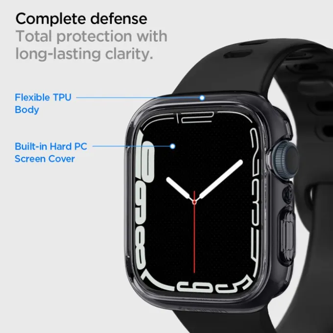 Etui SPIGEN ULTRA HYBRID APPLE WATCH 7 / 8 / 9 (41 MM) SPACE CRYSTAL
