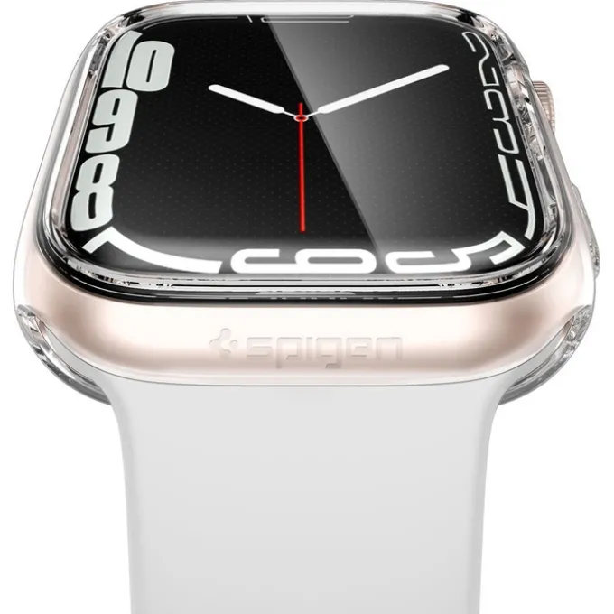 Etui SPIGEN ULTRA HYBRID APPLE WATCH 7 / 8 / 9 (41 MM) CRYSTAL CLEAR