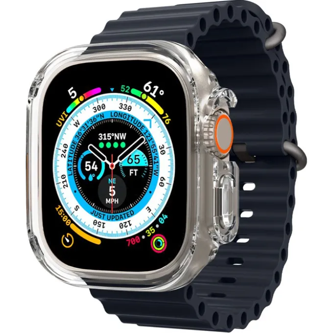 Etui Spigen Ultra Hybrid Apple Watch Ultra 49mm Ultra 2 Przezroczyste
