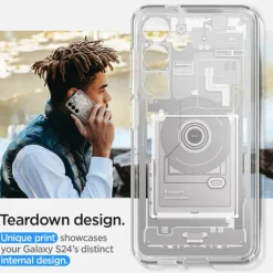 Etui Spigen Ultra Hybrid Galaxy S24 Zero One White Case