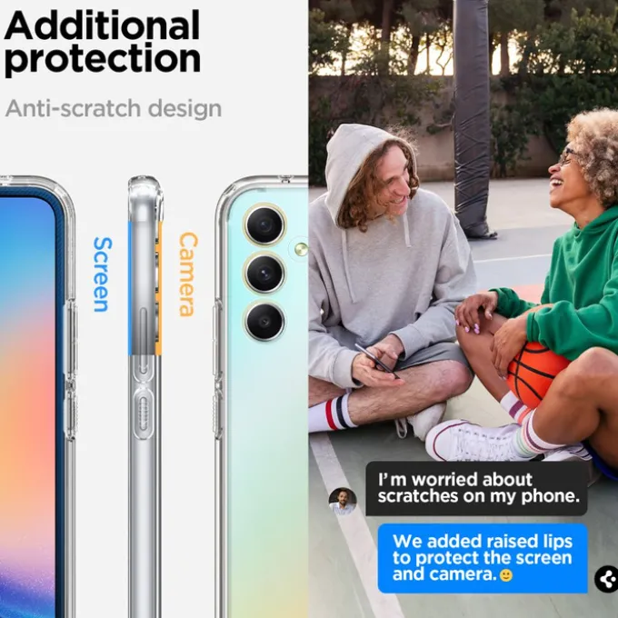 Etui SPIGEN Ultra Hybrid Galaxy A34 5G Crystal Clear